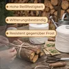 Kordelband Bindegarn 1000 m Kordel Schnur Weiß Paketschnur Produktbild-Vorschau 3