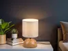 Lampe de table LUCI marron et blanche, 1xE14x40W, tissu, Voir les images du produit 5