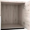 Kommode Sideboard SKIVE Optik Sandeiche / Weiß von Forte Produktbild-Vorschau