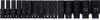A set of black socket wrenches arranged in a row. Náhled obrázku produktu