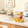 8 pezzi contenitori per alimenti in vetro, con coperchio, Anteprima dell’immagine prodotto 6