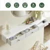 SoBuy FRG43-L-W Wandschrank mit 3 Schubladen Hängeschrank Produktbild-Vorschau 7