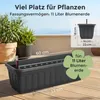 Balkonkasten mit Wasserstandsanzeiger, Pflanzkasten 2er Set Produktbild-Vorschau 5
