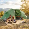 Outsunny Tunnelzelt für 4 Personen, Campingzelt mit Tür, Produktbild-Vorschau 8