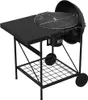 Outdoor Grill Mit Rad Schwarz 91 x 71 x 107 cm Metall Produktbild-Vorschau 9