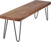 Panca Wohnling in legno massiccio di acacia 160 x 40 x 45 Anteprima dell’immagine prodotto 5