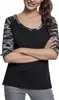 Urban Classics Langarmshirt Damen Ladies 3/4 Contrast Produktbild-Vorschau 2