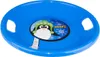 A blue saucer sled with a penguin graphic on it. Anteprima dell’immagine prodotto