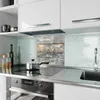 Küchenrückwand Spritzschutz Glas mit Motiv Vintage Produktbild-Vorschau 2