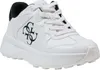 A white Guess sneaker with a black logo is shown against a white background. Produktbild-Vorschau