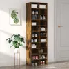 vidaXL Stojak na buty z wędzonego dębu 54x34x183 cm Podgląd zdjęcia produktu 8