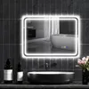 Specchio da bagno a LED HOMCOM, pannello antiappannamento, Anteprima dell’immagine prodotto 2