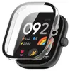A close-up shot of a smartwatch with a transparent protective case placed over its screen. Náhľad obrázku produktu