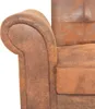 vidaXL 2-Sitzer Schlafsofa mit Armlehnen Künstliches Produktbild-Vorschau 6
