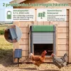 COSTWAY: porta automatica per pollai, porta solare per Anteprima dell’immagine prodotto 4