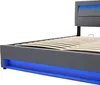 Flieks čalúnená posteľ 160x200cm s USB, hydraulická Náhľad obrázku produktu 8