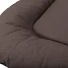 A close-up view of a brown, textured fabric cushion, likely part of a dog bed. Náhled obrázku produktu