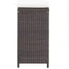 vidaXL 7-tlg. Gartenbar-Set mit Auflagen Poly Rattan Braun Produktbild-Vorschau 6
