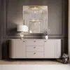 XXL Sideboard LINNEA 190 cm 2D3S – Kaschmir / Beige – Runde Produktbild-Vorschau 1