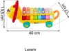 Vzdelávacia hračka cimbal, xylofón Lion RK-740 Ricokids Náhľad obrázku produktu 4
