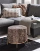 HAKU Sitzhocker gold, Motiv - MDF, Metall, Textilgewebe, Produktbild-Vorschau 3