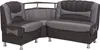 A corner sectional bench with two seating sections and a small corner shelf. Produktbild-Vorschau