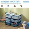 Meuble à tiroirs HOMCOM pour enfants, coffres de rangement Voir les images du produit 4
