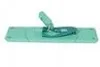 A green mop head with a swivel joint, isolated on a white background. Podgląd zdjęcia produktu