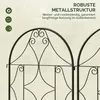 Rankgitter Metall 2er Set 50x150 cm Schwarz rostfrei Produktbild-Vorschau 11
