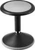 A black and gray adjustable stool against a white background. Náhľad obrázku produktu