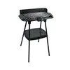 A black electric grill on a stand against a white background. Náhľad obrázku produktu