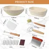Brot Gärkorb Set, Gärkörbchen zum Brotbacken, 23cm Rund & Produktbild-Vorschau 7