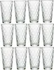 sada 12 h dlouhých sklenic na nápoje - 370 ml - 8 x 5,5 x Náhled obrázku produktu 3
