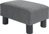 HOMCOM sgabello Sgabello con look in lino Sgabello moderno Anteprima dell’immagine prodotto 1