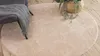 Modern Waschteppich LINDO Kreis beige, rutschfest, zottelig Produktbild-Vorschau 3