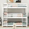 Etagenbett mit 3 Schlafgelegenheiten und Rollrost, 90x200 Produktbild-Vorschau 2