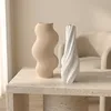 Lot de 2 vases décoratifs en PLA, striés, jusqu'à 18,4 cm, Voir les images du produit 2