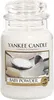 A Yankee Candle jar with a label showing a spoon of baby powder and a brush. Anteprima dell’immagine prodotto