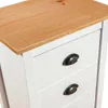 vidaXL Kredens Hill biały 46x35x80 cm lite drewno sosnowe Podgląd zdjęcia produktu 5