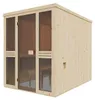 Innensauna Systemsauna Lara 2 mit 9kW -Kombiofen und ext. Produktbild-Vorschau 2