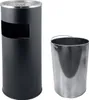 Grafner 2in1 Edelstahl Standaschenbecher mit Mülleimer, 30 Produktbild-Vorschau 7