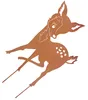 KOTARBAU® Gartendekoration Rostfiguren 70cm Blechhirsch Produktbild-Vorschau 6