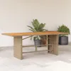 vidaXL Gartentisch mit Akazienholz-Platte 190x80x74 cm Poly Produktbild-Vorschau 2