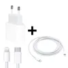 Apple 20W USB-C Power Adapter & 2M Lightning Kabel Produktbild-Vorschau 1