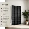 Étagère bibliothèque Christel 180 x 102 x 23,5cm - noir Voir les images du produit 2