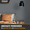 SEEBAUER diy Trendfarbe Dunkelgrau 2,5L (No. T04 Quarzgrau) Produktbild-Vorschau 3