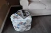 Design Hocker Pouf Carl Svensson Herzform Türkis Creme Produktbild-Vorschau 2