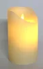 LED Stumpenkerze 12,5 cm creme / elfenbein mit Timer mit Produktbild-Vorschau 2