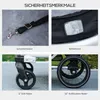 PawHut 2-in-1 Hundeanhänger Hundebuggy mit Reflektoren für Produktbild-Vorschau 7