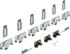 Schiebetürbeschlag Set SlideLine 56 2 Komplett Set 40kg Produktbild-Vorschau 2